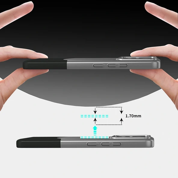 Poco X6 Pro Kılıf Mıknatıslı Duble Kapak - Resim 2