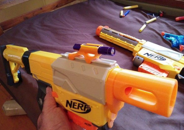 Nerf Recon Cs-6 Kısa Barrel Plastik Aparat - 1