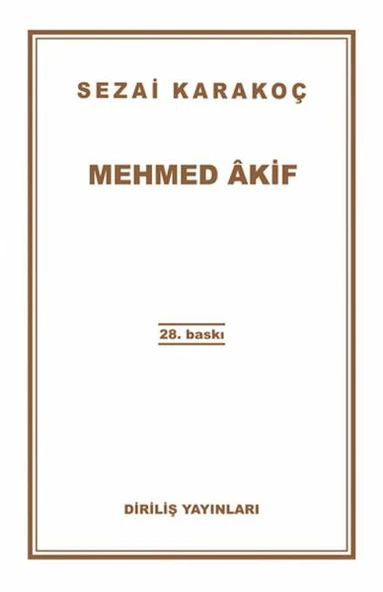 Mehmed Akif ürün görseli 1