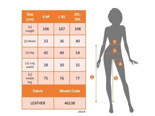 Lucky Life Kadın Yüksek Bel Paçaya Doğru Geniş Deri Pantolon - Resim 6