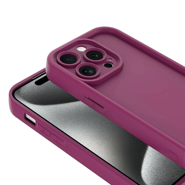 iPhone 15 Pro Kılıf Kamera Korumalı Ananas Kapak - Resim 7