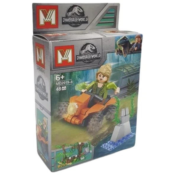 Dinosaur World Dinazor Lego Seti 48 Parça - MG2019-4 - 4
