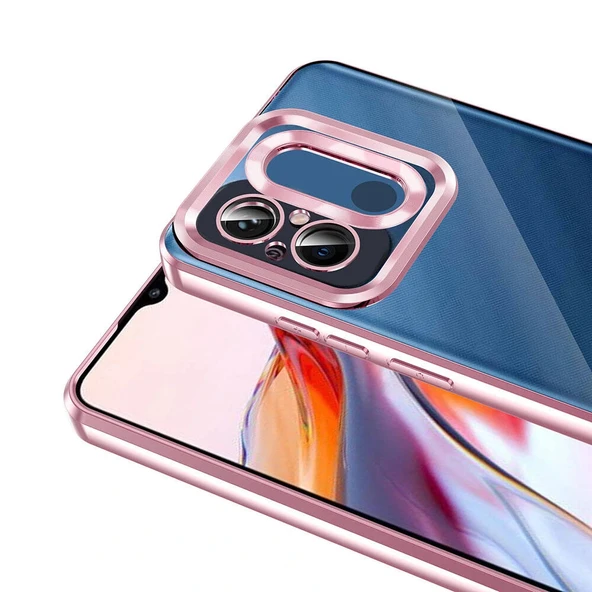 Xiaomi Redmi 12C Kılıf Kamera Korumalı Logo Gösteren Omega Kapak - Resim 6