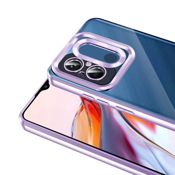 Xiaomi Redmi 12C Kılıf Kamera Korumalı Logo Gösteren Omega Kapak - Resim 5