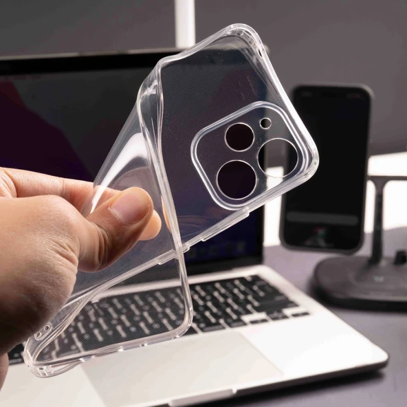 Xiaomi Redmi 12 4G Kılıf 2mm Anti Shock Silikon - Resim 3