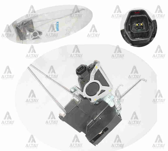 KİLİT KAPI H-100 KAMYONET 2005 ÖN SAĞ (MERKEZİ KİLİT MOTORLU) 81320 4F020 - Resim 2