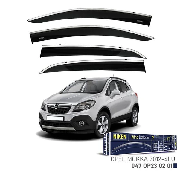 KROMLU CAM RÜZGARLIĞI OPEL MOKKA 2012- 4LÜ ürün görseli