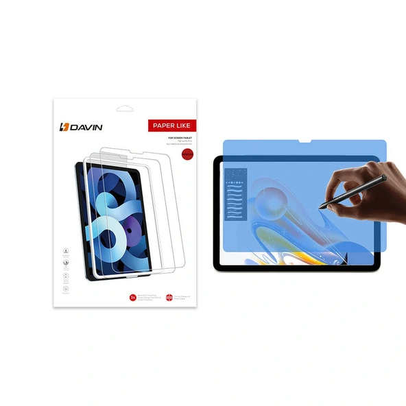 iPad Pro 13 2024 Kağıt Hisli Mat ​​​​​​​​​​​​​​​Davin Paper Like Ekran Koruyucu ürün görseli