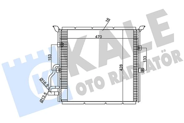KLIMA RADYATORU BMW M40 M41 M42 M43 M44 M50 M52 E36 S54 M54 Z3 64538373004 64538398181 ürün görseli