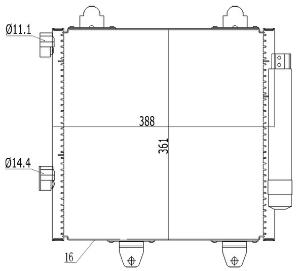 KLİMA RADYATÖRÜ KONDENSERİ P107 2005-2014 1.0İ 125-1.4HDİ 2005 C1 1.0İ 125-1.4HDİ 2005 6455 EF 6455 EE ürün görseli