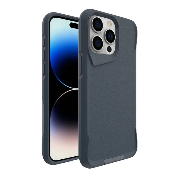 iPhone 15 Pro Max Kılıf Airbag Kenarlı T-Max Mat Standlı Kapak ürün görseli