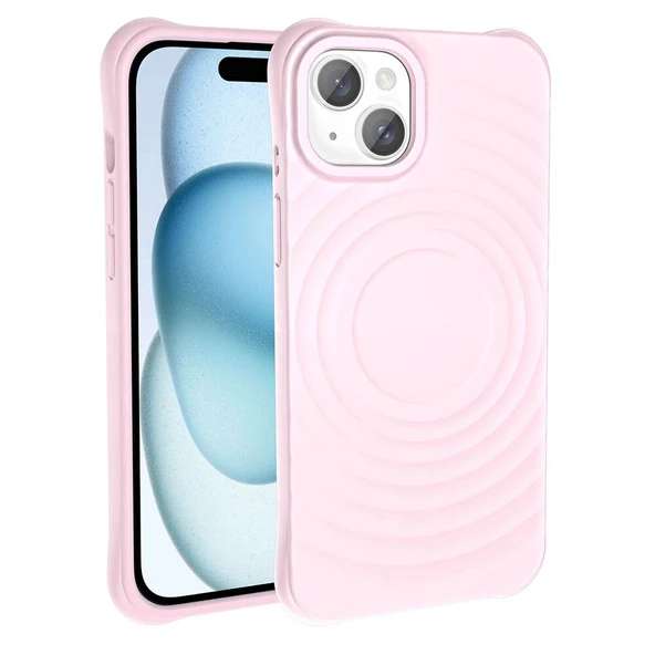 iPhone 14 Plus M-safe Şarj Özellikli Airbagli Mat Görünümlü Hepi Kapak - Resim 3