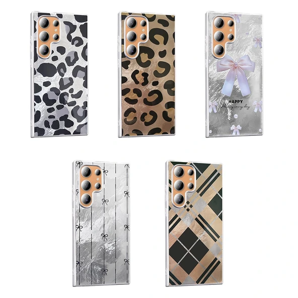 Samsung S23 Ultra Kılıf Desenli Mep Kapak - Resim 12