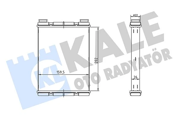 KALORİFER RADYATÖRÜ NISSAN JUKE 1.5L K9K F15 10- 1.6L HR16DE F15 10- 1.2L HRA2DDT DIG-T F15 14- 1 .6L MR16DDT DIG-T F15 10- - ALEMİNYUM 271401KA0A 271401KA0B ürün görseli