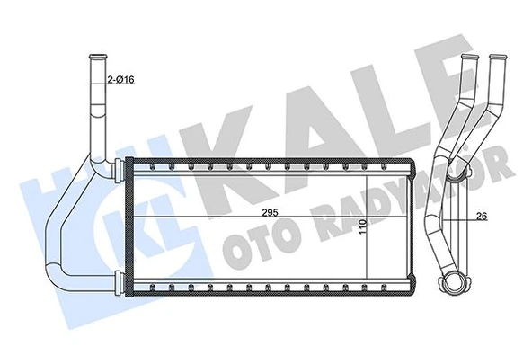 KALORİFER RADYATÖRÜ HONDA CR-5 2.0L K20 RD8 2002-2006 - ALEMİNYUM 79110SCAA01 ürün görseli