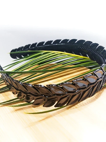 Monalisa Home Kemik Siyah Şık Plastik  Taç ürün görseli 1