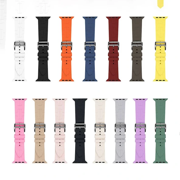 Watch 7 45mm Uyumlu-92 Silikon Kordon - Resim 2