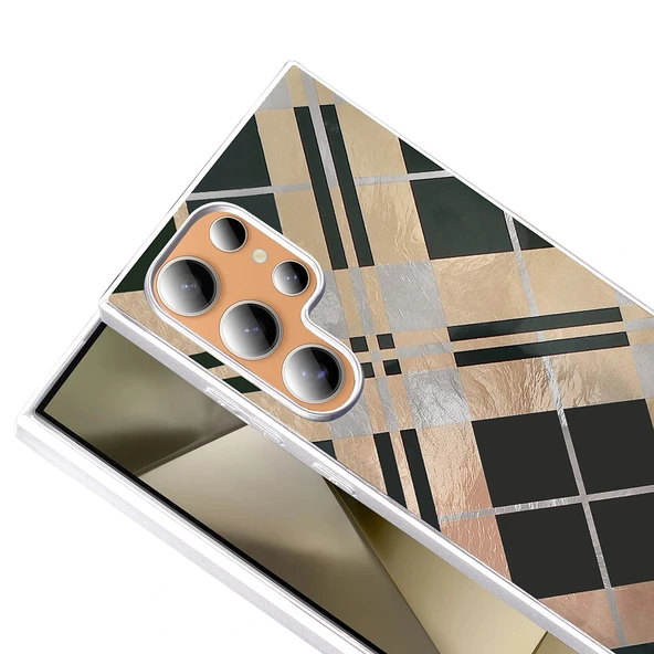 Samsung S23 Ultra Kılıf Desenli Mep Kapak - Resim 3