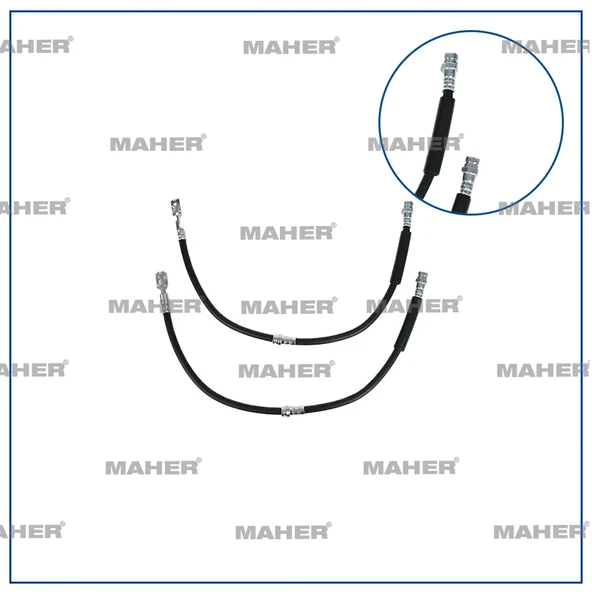 HORTUM FREN CADDY 2016-2020 ÖN 2K5611701 (2 ADET) ürün görseli 1