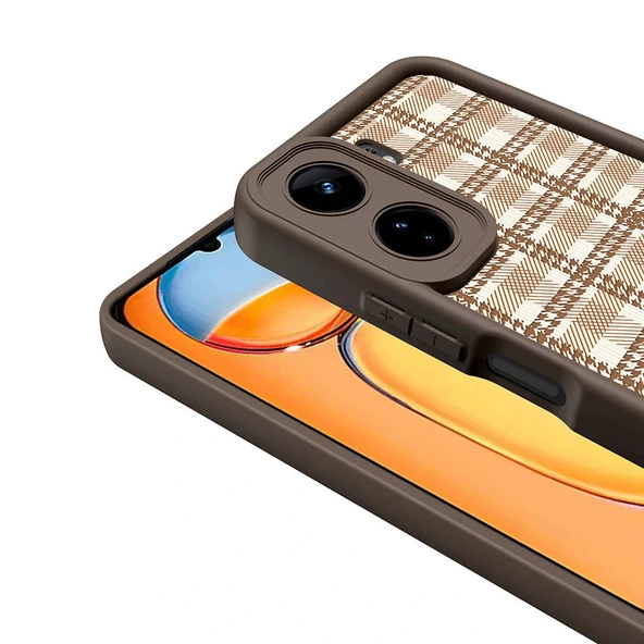 Xiaomi Redmi 13C Kılıf Kamera Korumalı Baskılı Arka Yüzey Klas Kapak - Resim 7