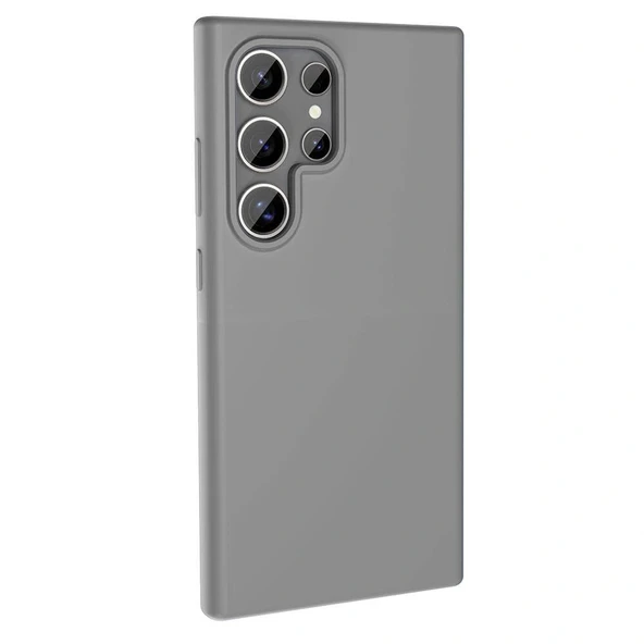 Samsung S23 Ultra Kılıf M-safe Şarj Özellikli Sıvı Teknolojili Silinebilir Sert Kivi Kapak - Resim 3