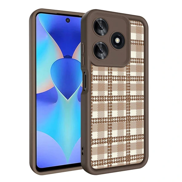 Tecno Spark 10C Kılıf Kamera Korumalı Baskılı Arka Yüzey Klas Kapak - Resim 4