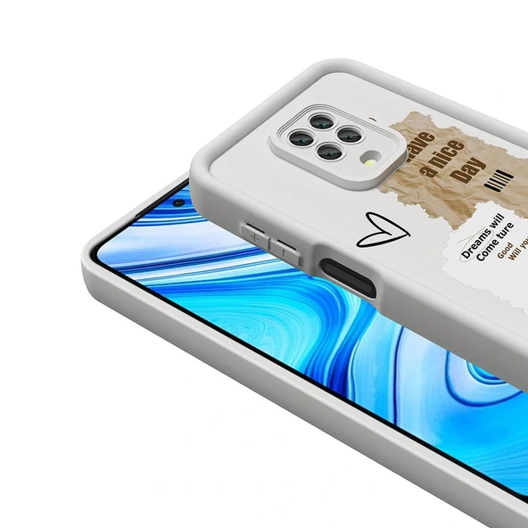 Xiaomi Redmi Note 9S Kılıf Kamera Korumalı Baskılı Arka Yüzey Klas Kapak - Resim 8