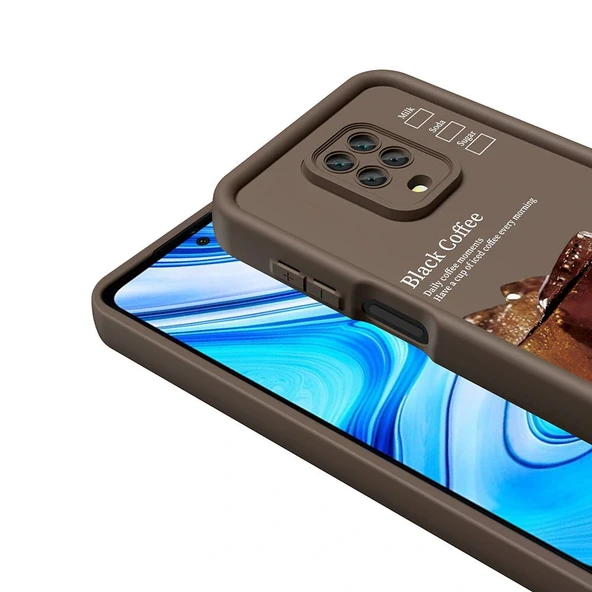Xiaomi Redmi Note 9S Kılıf Kamera Korumalı Baskılı Arka Yüzey Klas Kapak - Resim 5
