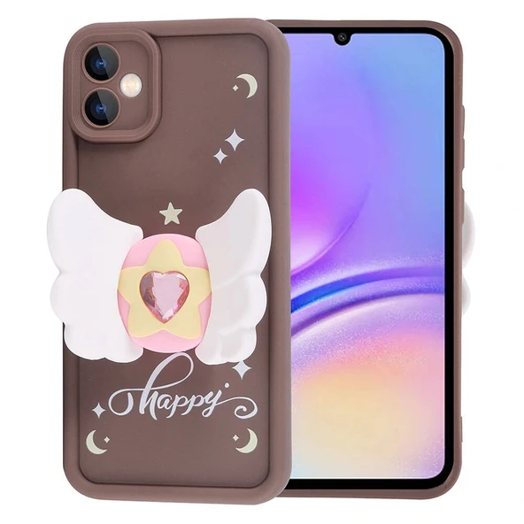 Samsung A05 Kılıf Kamera Korumalı Figür Tasarımlı Kapya Kapak - Resim 5