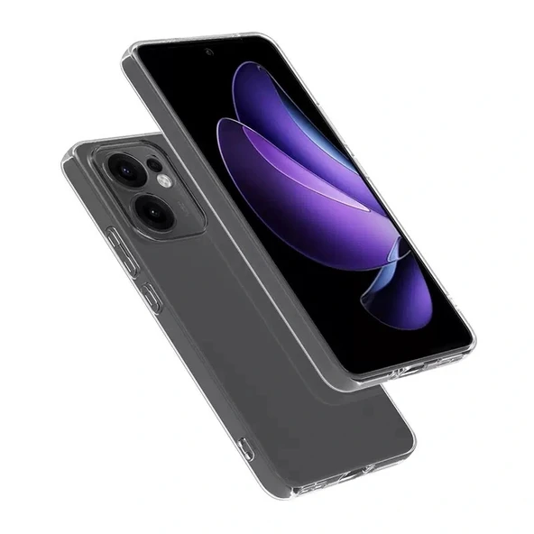 Oppo Reno 13F 5G Kılıf Süper Silikon Kapak - Resim 3