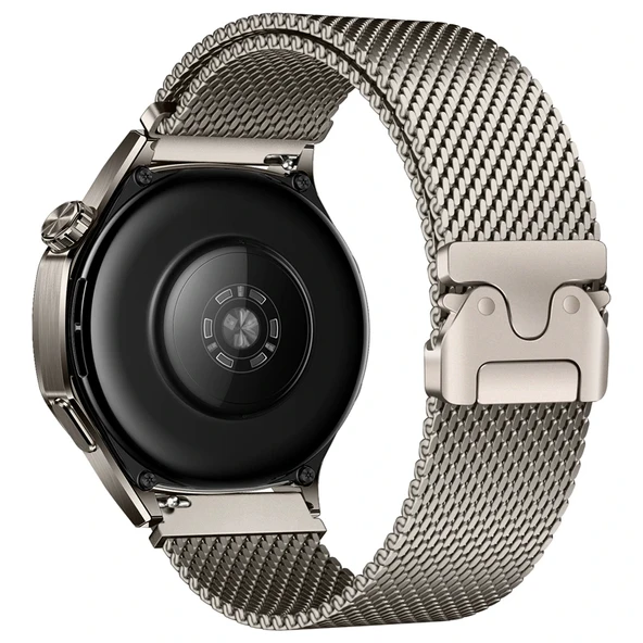 Huawei Watch Fit 3 22mm Uyumlu-25 Metal Hasır Kordon - Resim 4