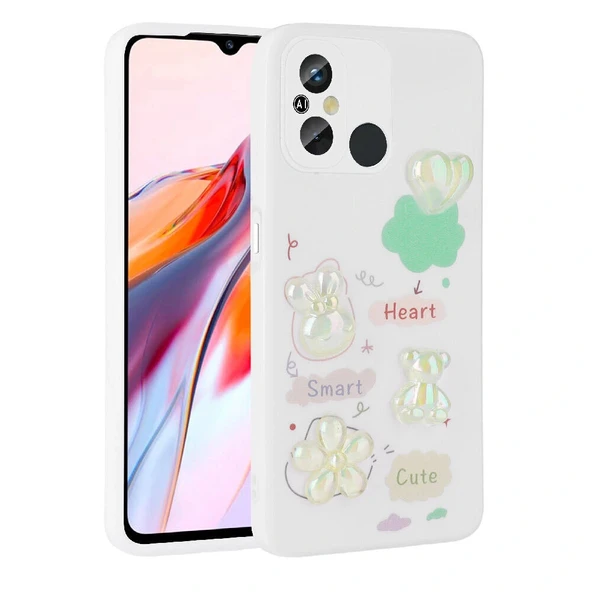 Xiaomi Redmi 12C Kılıf Kabartma Figürlü Parlak Toys Silikon Kapak ürün görseli