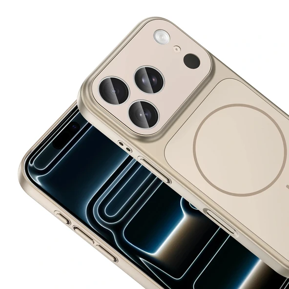 iPhone 17 Pro Max Kılıf M-Safe Şarj Özellikli Kamera Korumalı Formen Kapak - Resim 11