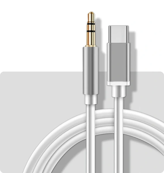 JH-030 Type-C to 3.5mm Aux Çevirici Ses Adaptörü - Resim 2