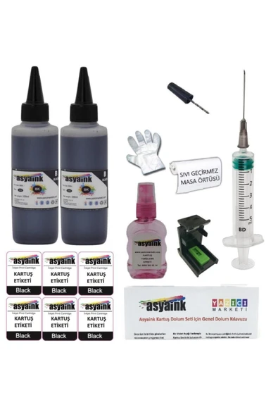 Canon Pg-545 Ts3150/ıp2850 Uyumlu Siyah Kartuş Dolum Seti ürün görseli