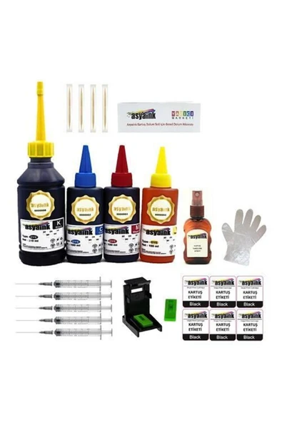 Hp Officejet 4500 / J4525 Uyumlu Kartuş Dolum Seti ürün görseli