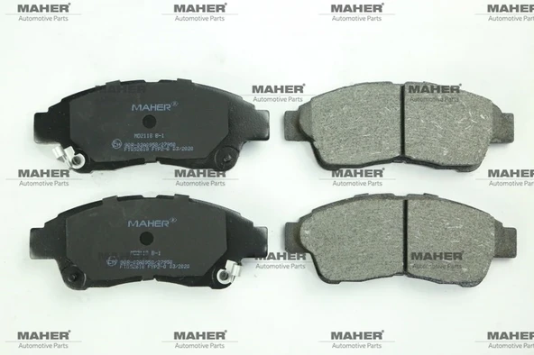 FREN BALATA COROLLA  92-02 ENJ. / CORONA 92-95 / CARINA 96-97 / RAV-4 96-00 ÖN TEL DELİKLİ 04465 05010 - Resim 2