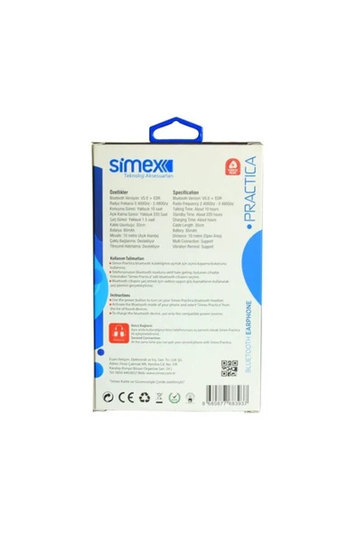 Bibizde Simex Practıca-roller-rolendo Makaralı Bluetooth Kulaklık Türkçe Menü Gri-siyah - 5