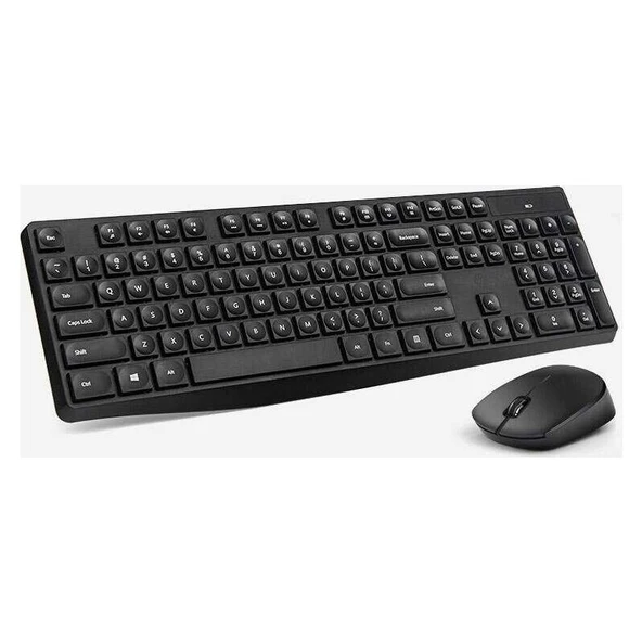 Hp CS10 USB Kablosuz Klavye + Mouse Set Siyah TÜRKÇE  Q