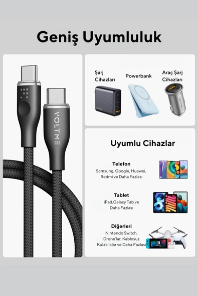 VOLTME C2053 RUGG 60W CTC ŞR KBL 1.8M 3A SYH - 6