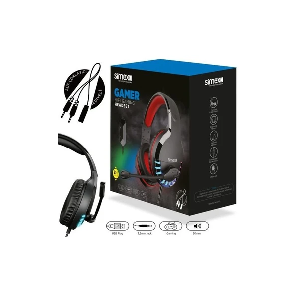 Simex Mikrofonlu Kulaklik Game-J2