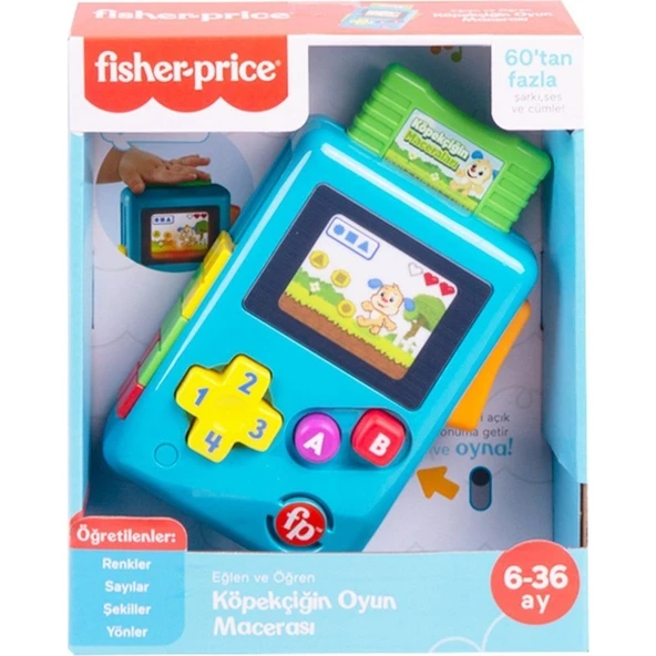 Fisher-Price Köpekçiğin Oyun Macerası Müzikli ve Işıklı Eğitici Aktivite Oyuncağı – Renkli Plastik Tasarım, 1+ Yaş