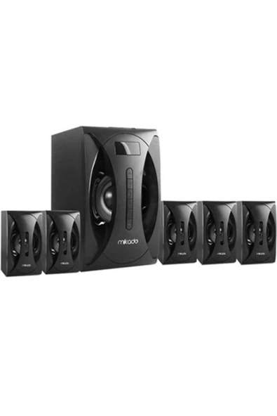 Mikado Md-512 5+1 Siyah Fm Radyolu Speaker