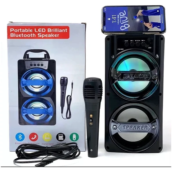 YD-802 LED Speaker Bluetooth Wireless Speaker