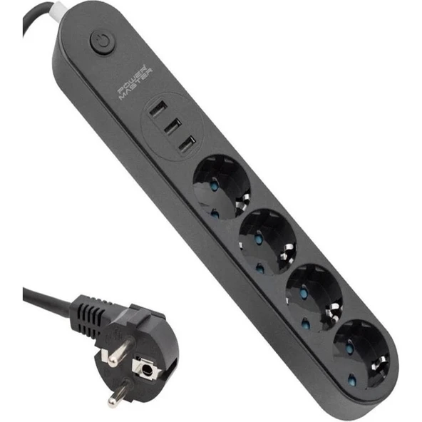 Wınnboss Termal Akım Korumalı Uzatma Kablosu Usb'li