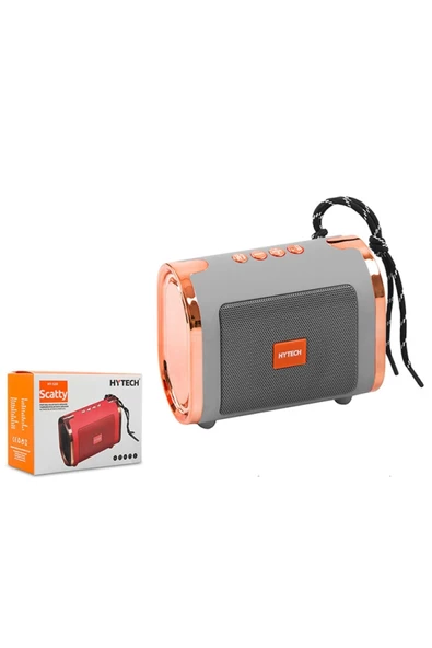 Hytech Hy-s30 Scatty Usb Tf Kart Dc 5v Bluetooth Speaker Hoparlör Gümüş