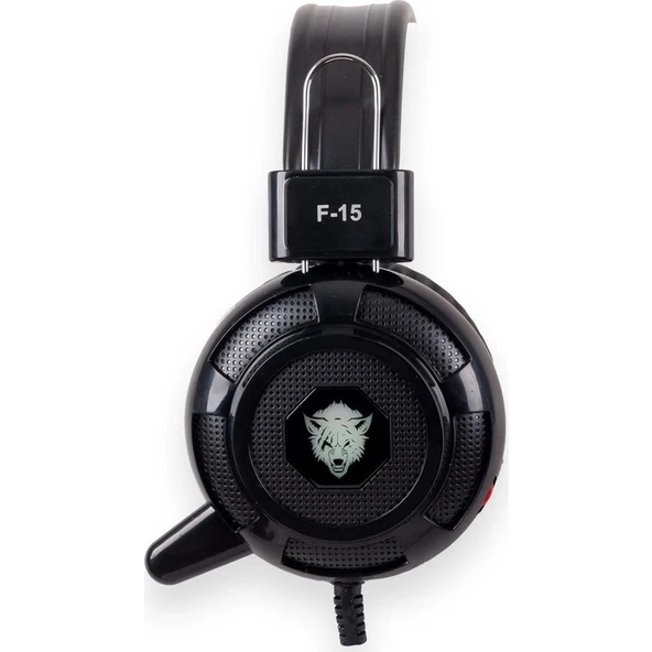 Yoro Yr-F15-B Mikrofonlu Işıklı Gaming Kulaklık Siyah