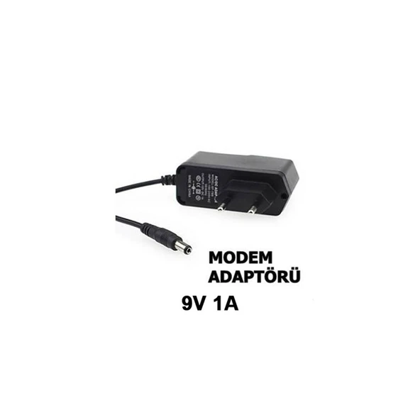 9V / 1A Modem Adaptörü