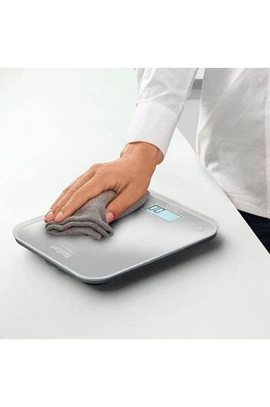 Optiss Gümüş Elektronik Mutfak Tartısı - 7