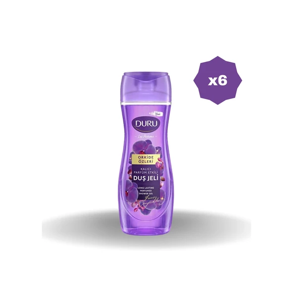 Duru Lux Perfumes Orkide Özleri Duş Jeli 450 Ml - 6 Adet ürün görseli 1